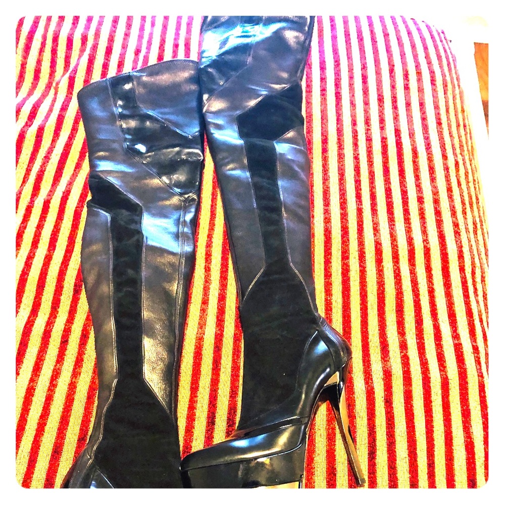 Gucci thigh high boots